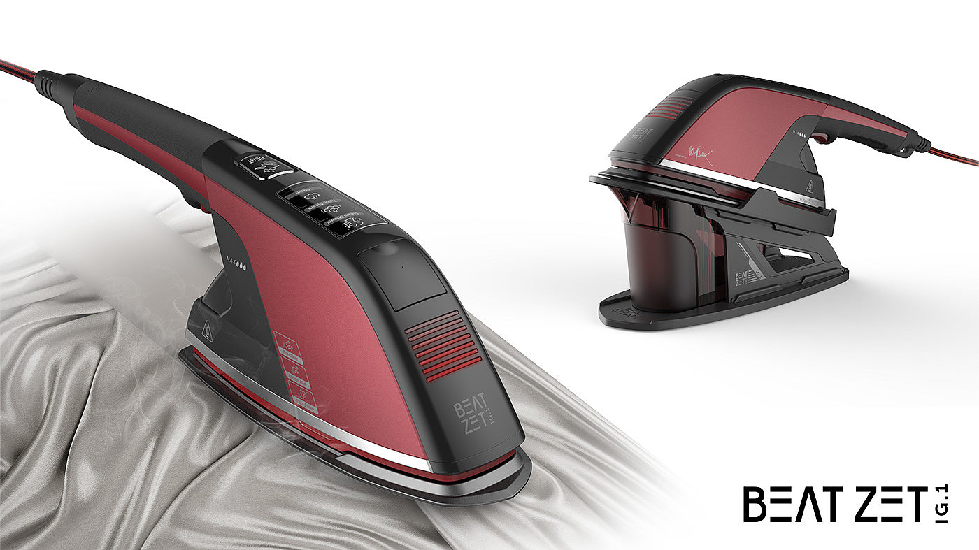 Vibrating steam iron，BEATZETE，Iron，gules，