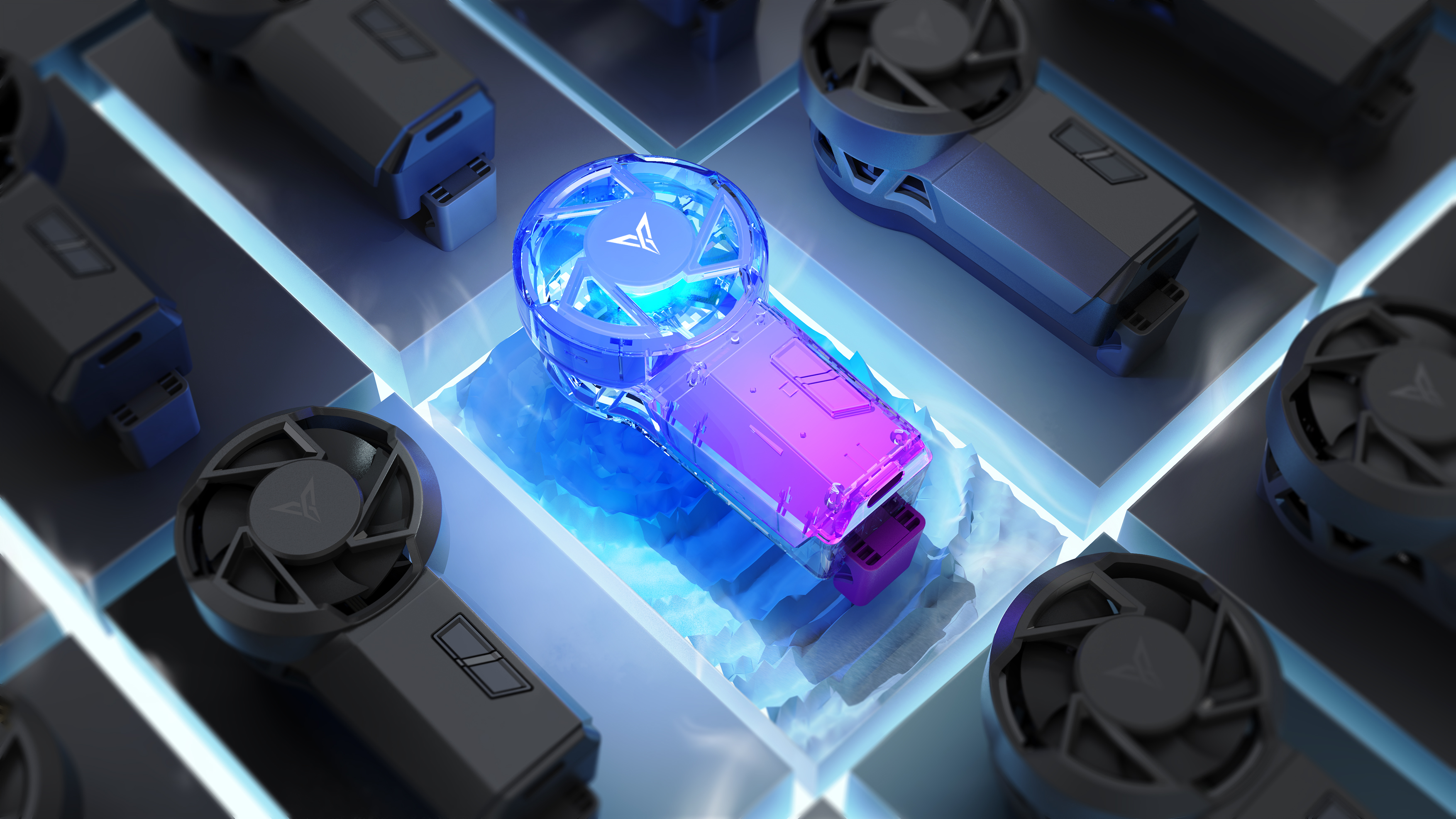 Fan，radiator，E-sports，Eat chicken，Shangshan industrial design，Appearance design，Feizhi，