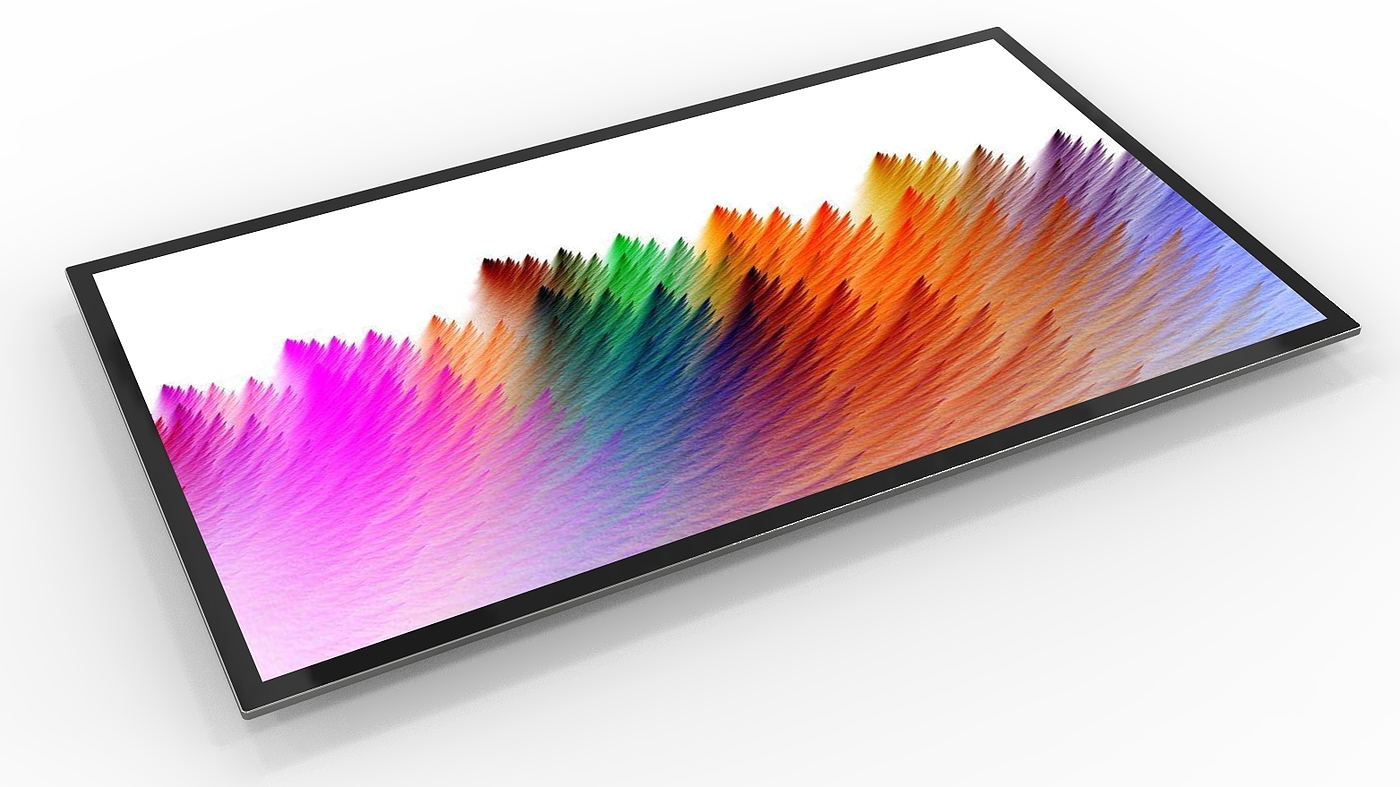 Full fit ultra-thin capacitive touch advertising screen，LCD screen, display screen, all-in-one machine，