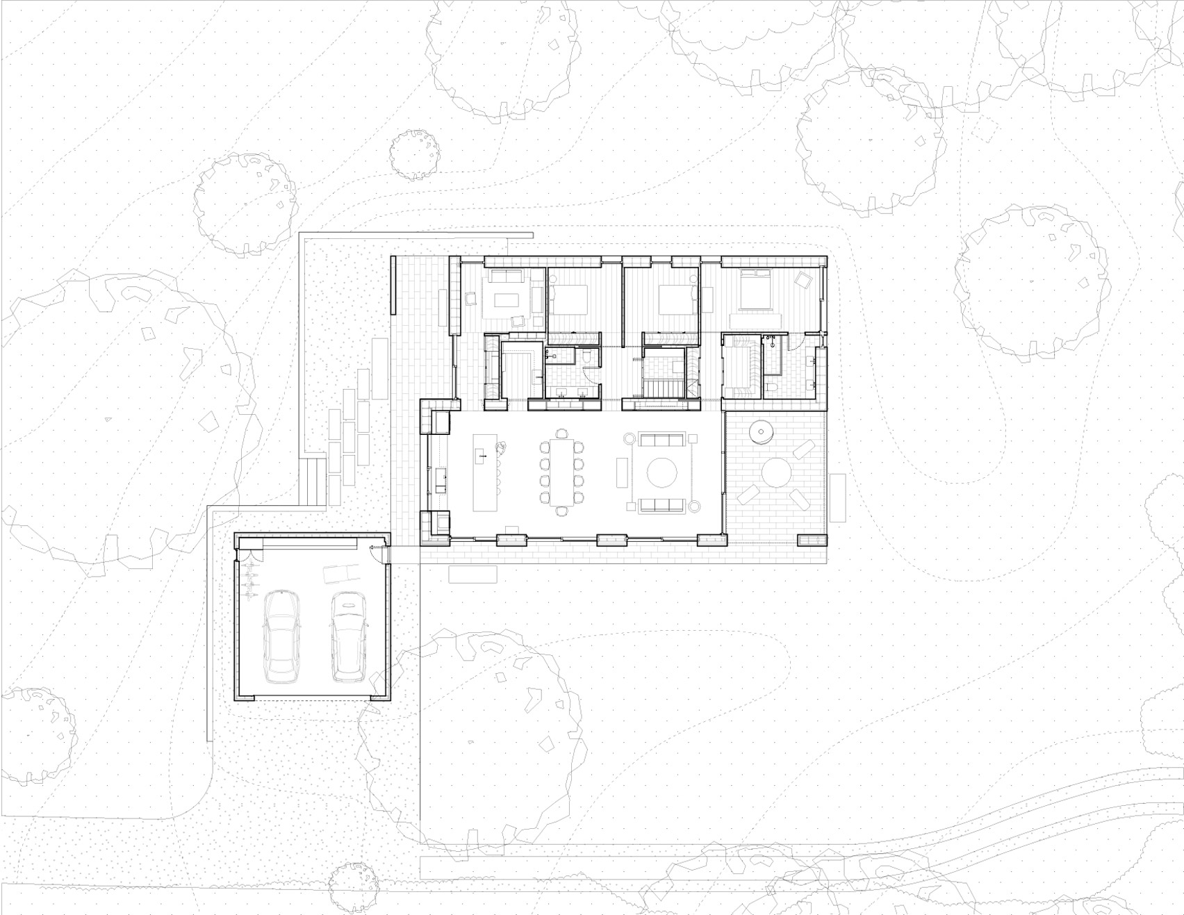 residence，Architecture，Glass，