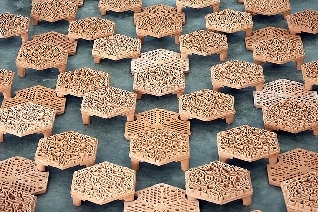 3D printing，Ceramic tile，Artificial reef，Marine ecology，Coral，