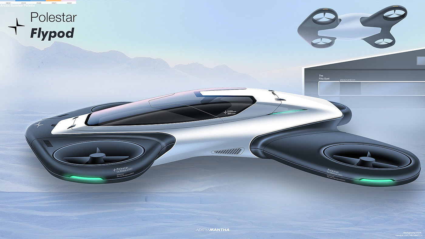 automobile，Hand drawn，Polaris Design Competition，Volvo，
