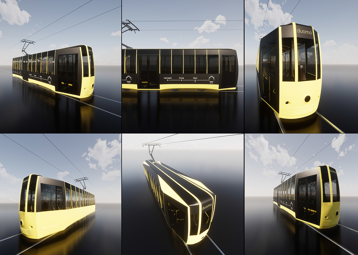 Passageway，tram，conceptual design，vehicle，