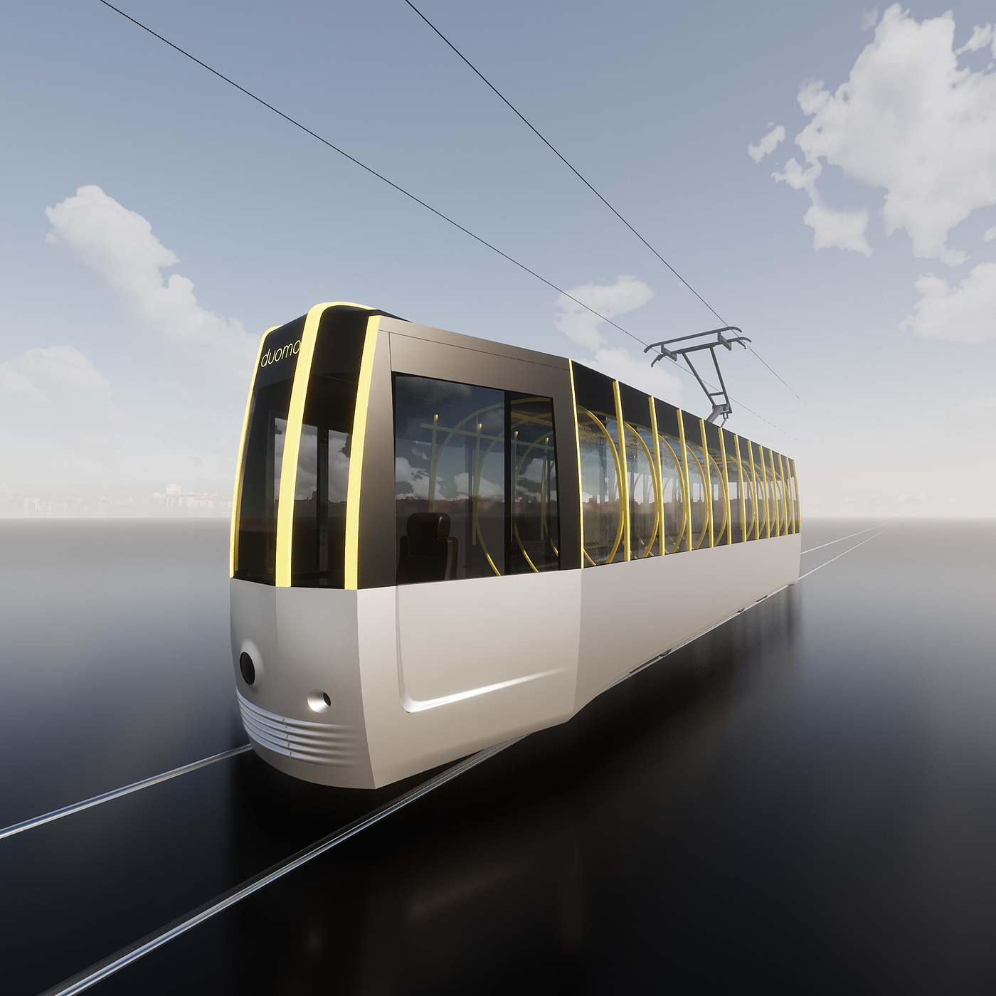 Passageway，tram，conceptual design，vehicle，