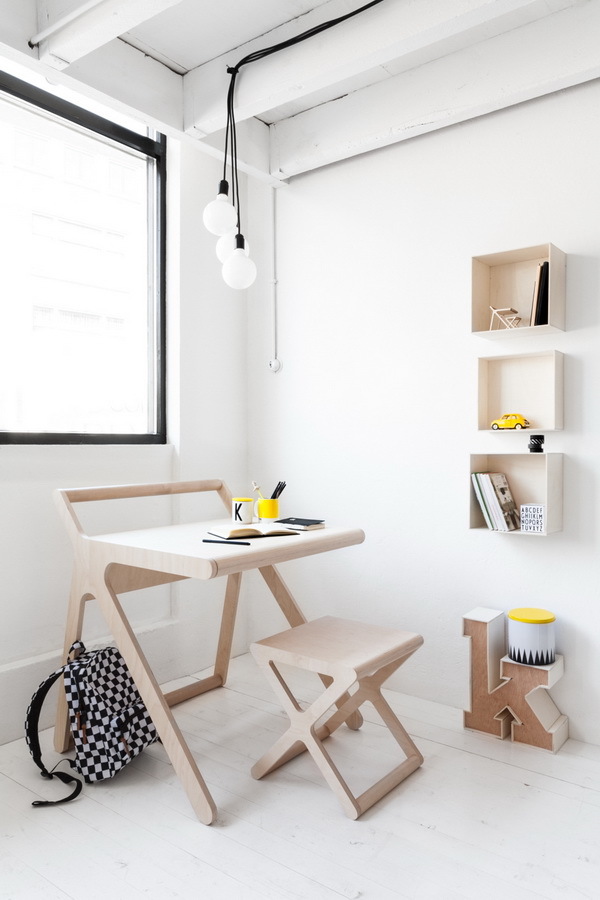 multi-function，desk，woodiness，Simplicity，practical，furniture design ，product design，