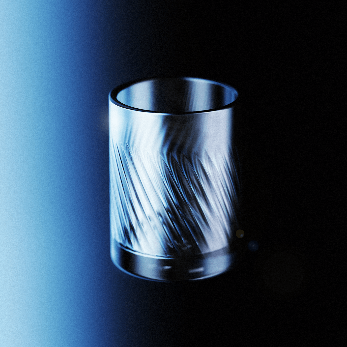 sharkgillglassware玻璃杯光线折射并产生视觉趣味