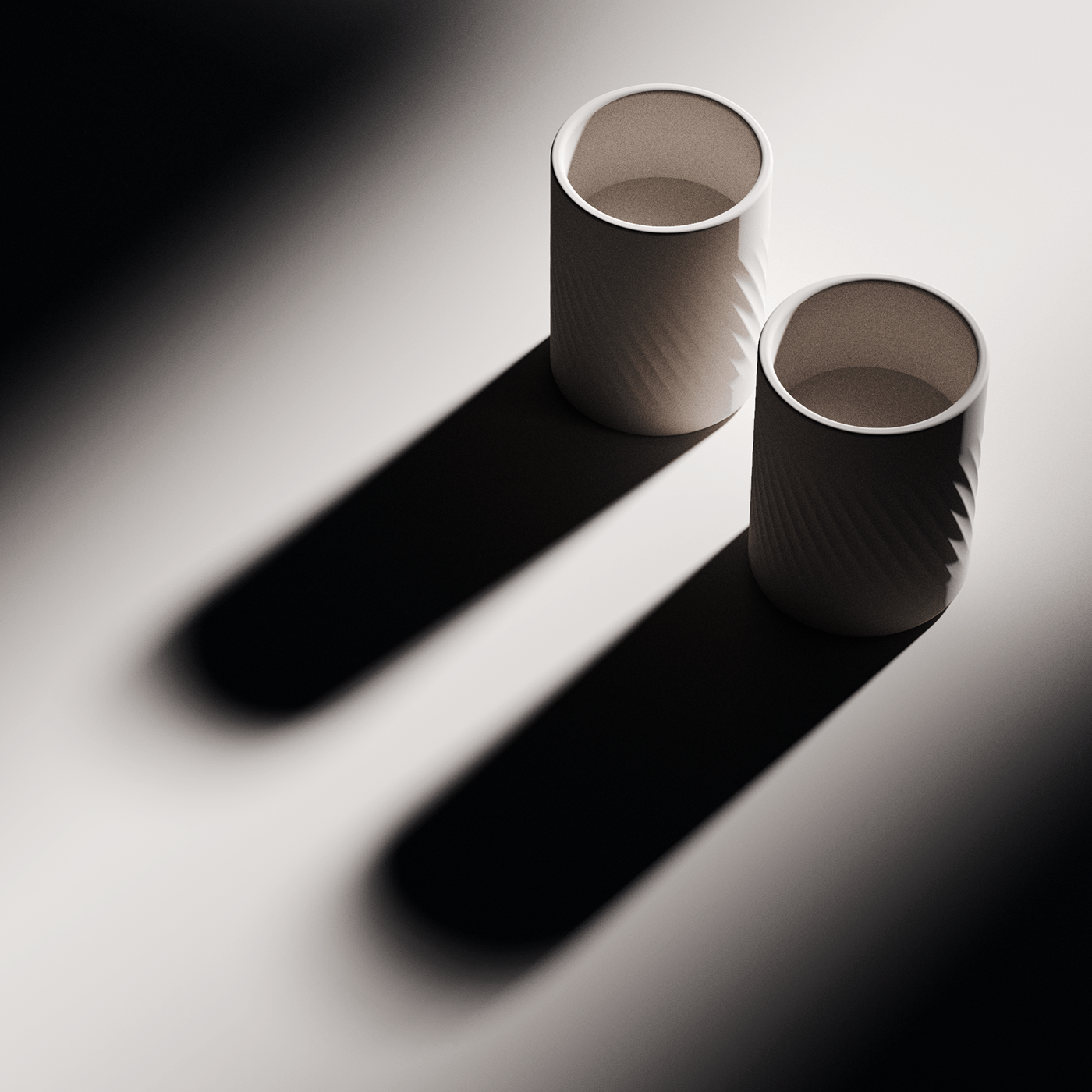 Glass，flower receptacle，product design，