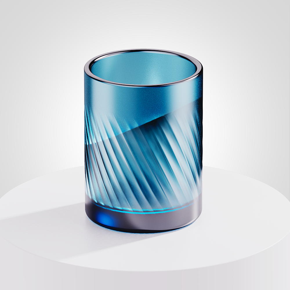 Glass，flower receptacle，product design，