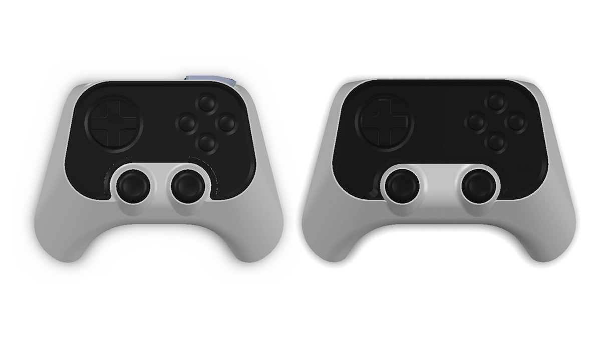 Joystick，Game handle，white，