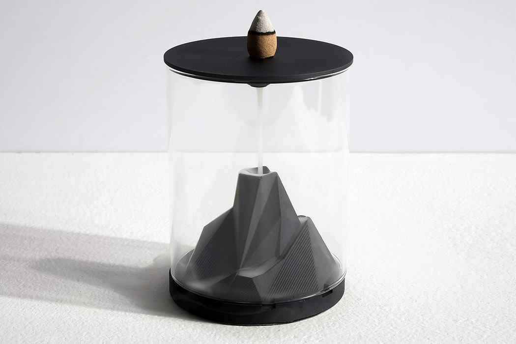 Terrarium series，Incense burner，black，