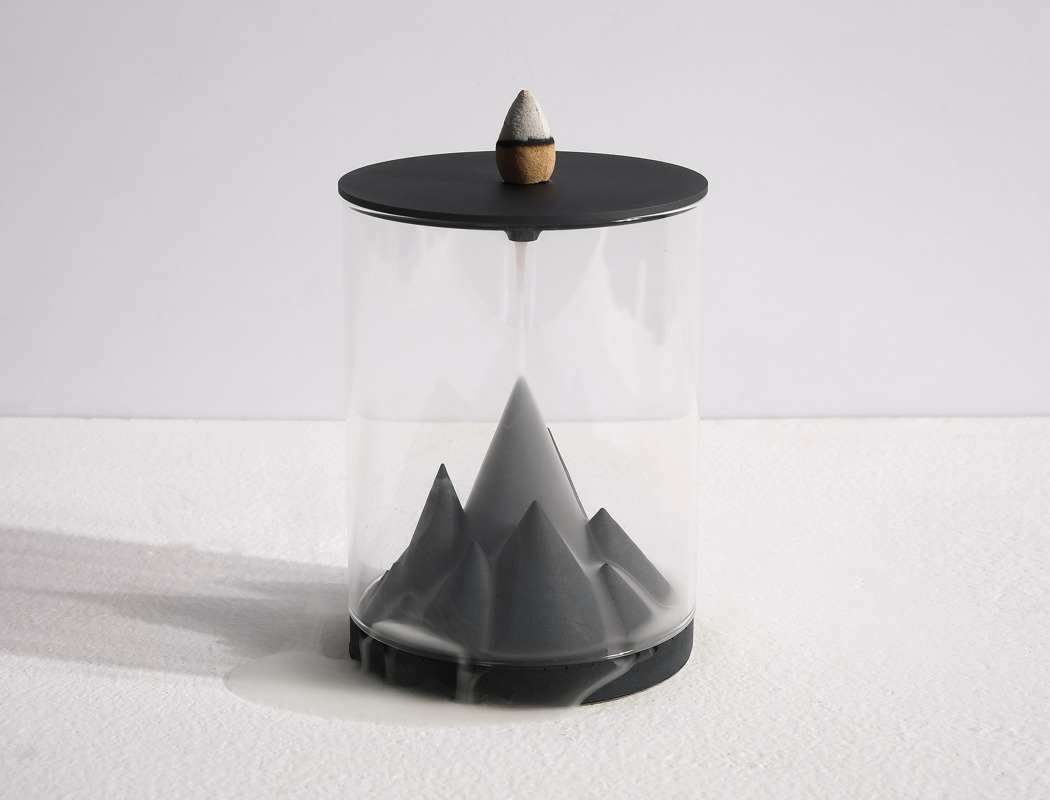 Terrarium series，Incense burner，black，