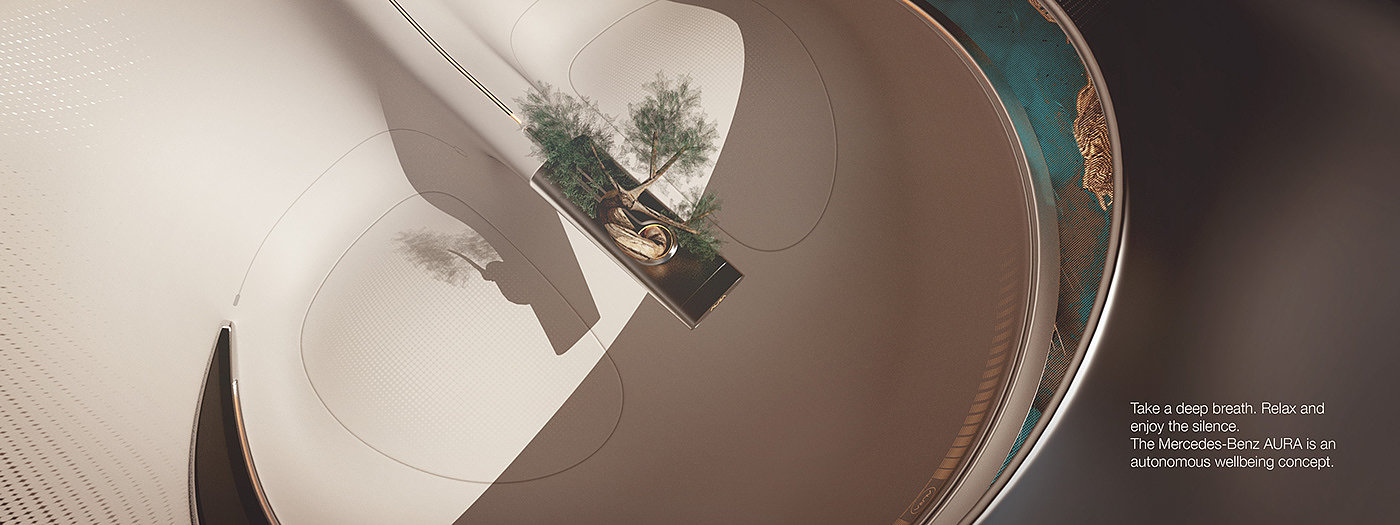 Mercedes-Benz AURA，Interior design，conceptual design，