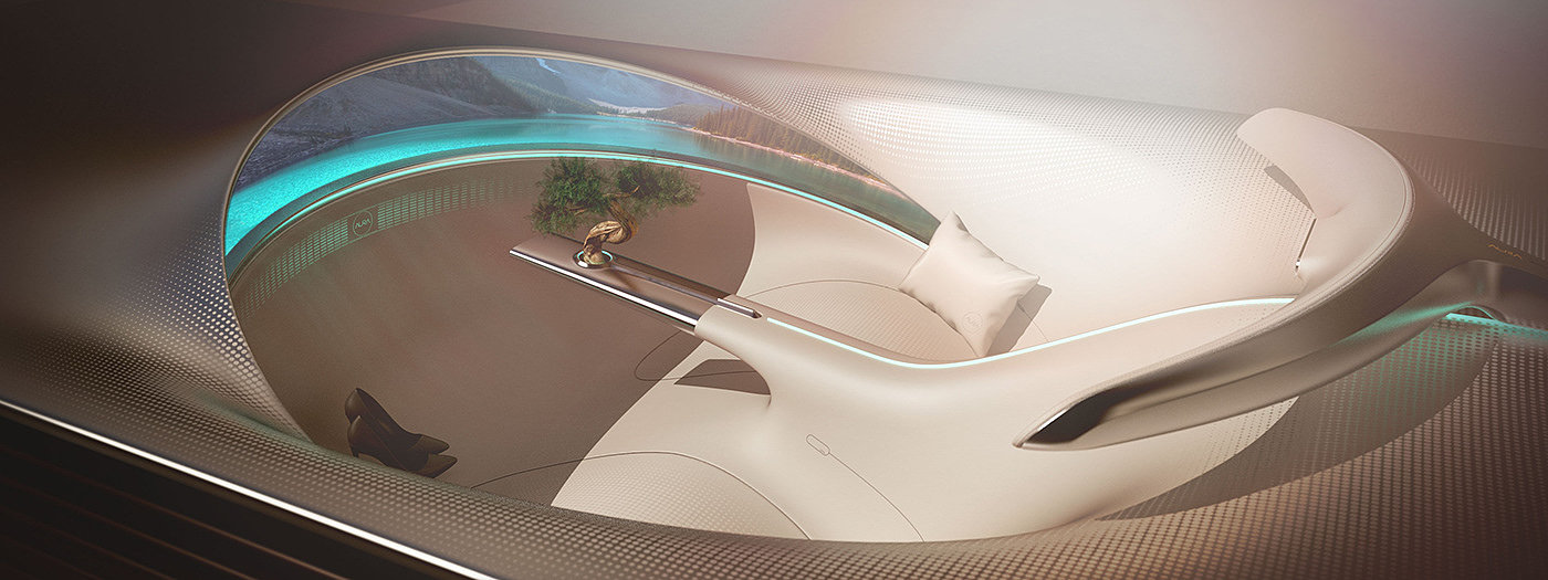Mercedes-Benz AURA，室内设计，概念设计，
