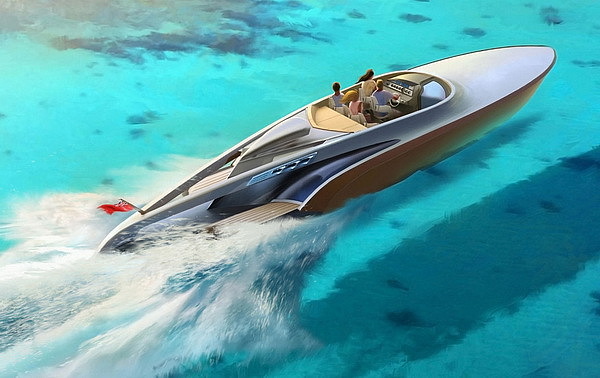 Rolls-Royce，Speedboat，luxury，vehicle，industrial design，