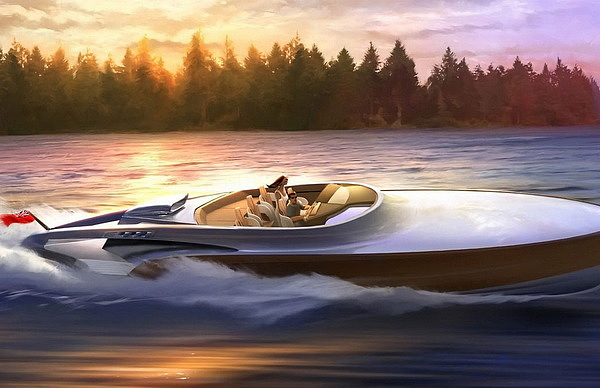 Rolls-Royce，Speedboat，luxury，vehicle，industrial design，