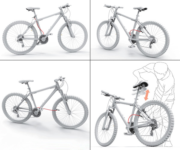 originality，convenient，Bicycle，summon up all one's courage，industrial design，