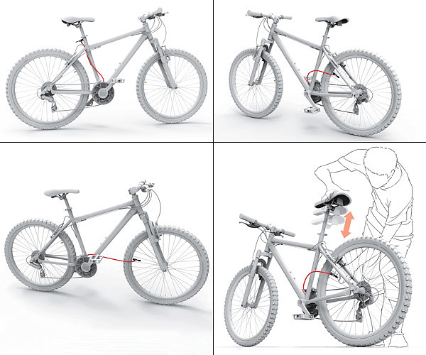 originality，convenient，Bicycle，summon up all one's courage，industrial design，