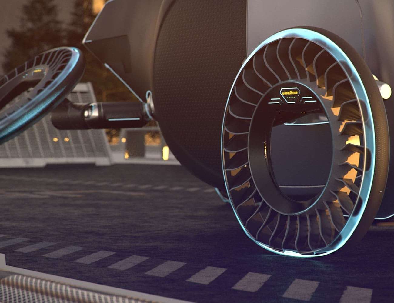 Goodyear AERO，concept，tyre，Flying car，