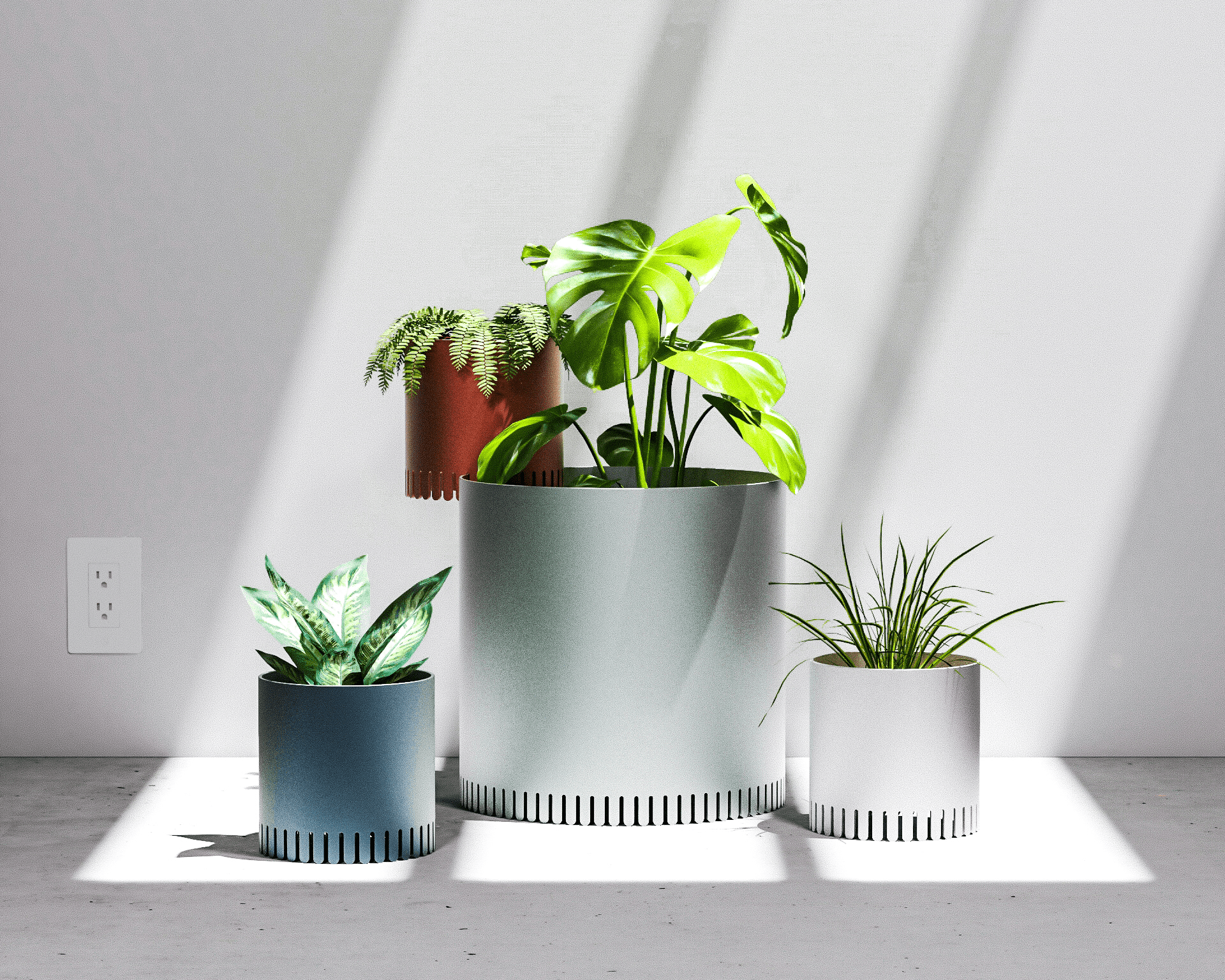 Chris Ference，elevated planters，Flowerpot，Potted plants，