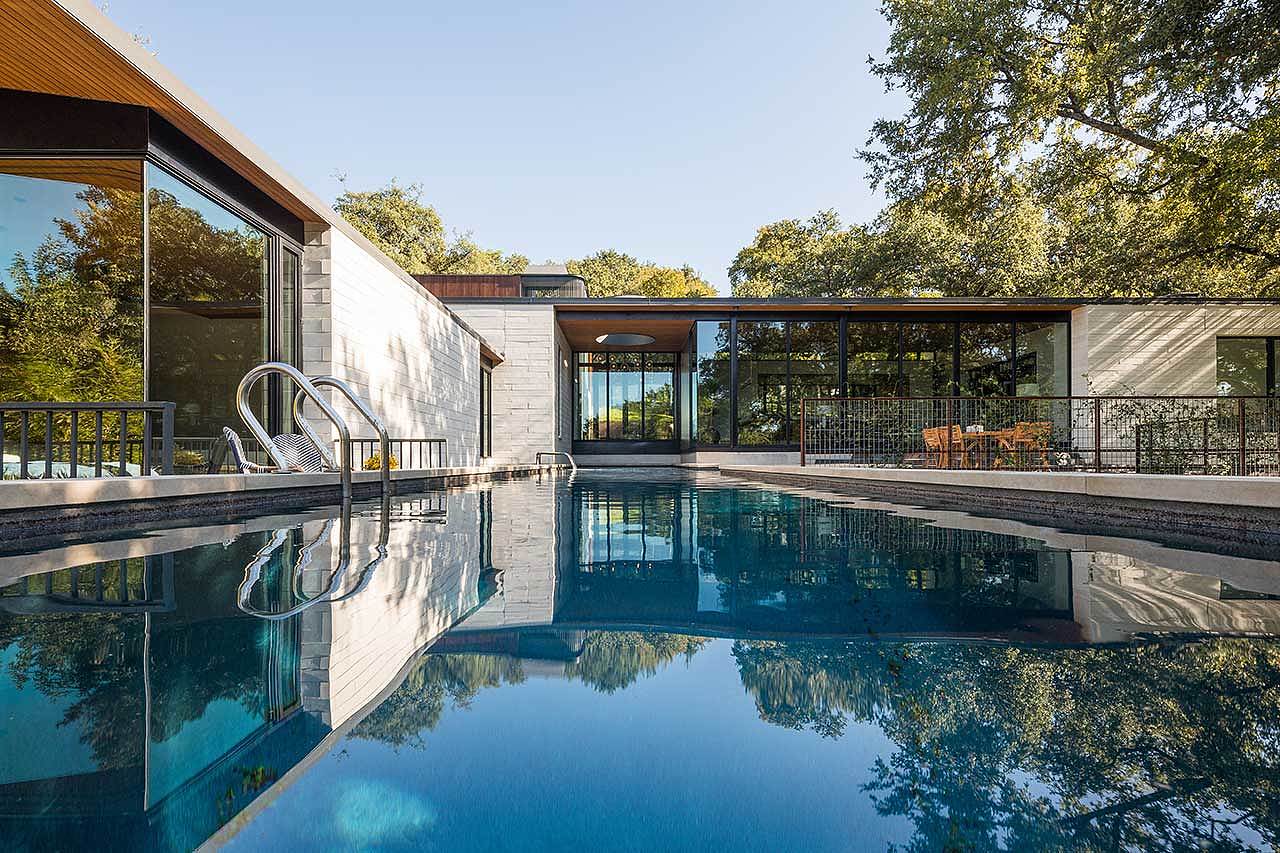 residence，Swimming pool，Architecture，modern，
