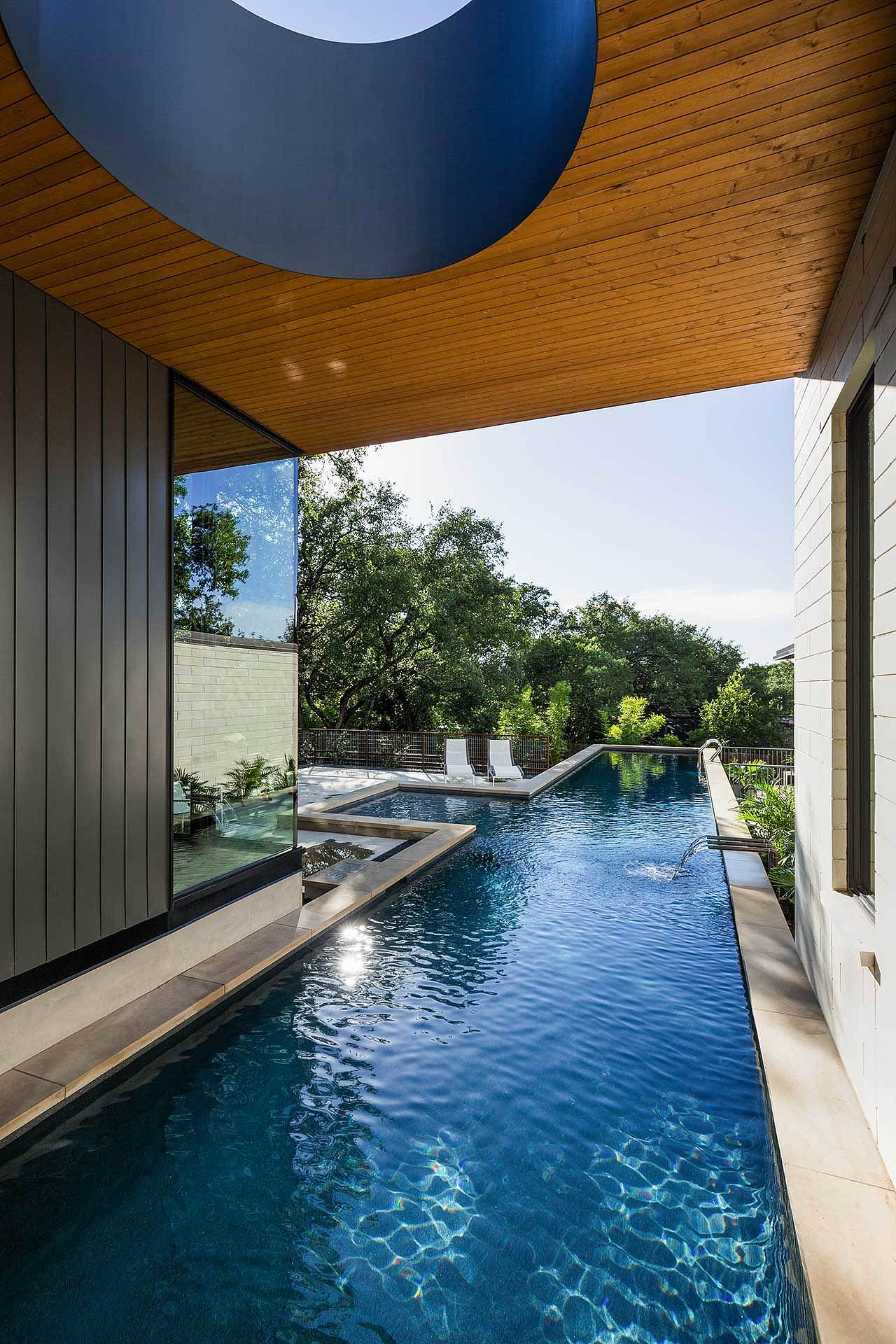 residence，Swimming pool，Architecture，modern，