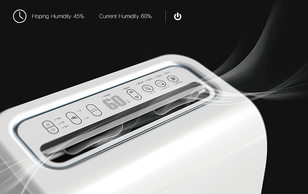 product design，industrial design，air cleaner，Simplicity，intelligence，