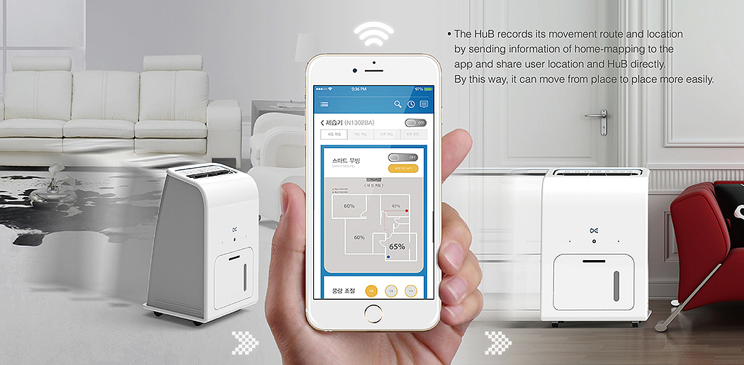 product design，industrial design，air cleaner，Simplicity，intelligence，