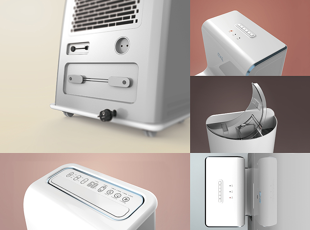 product design，industrial design，air cleaner，Simplicity，intelligence，