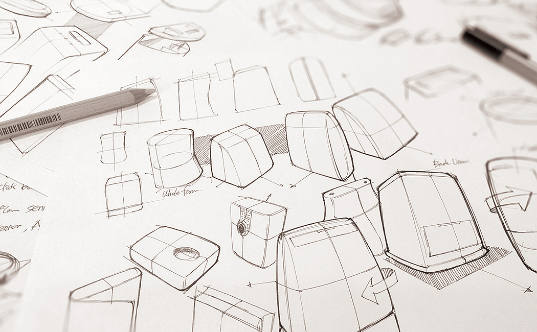 product design，industrial design，air cleaner，Simplicity，intelligence，