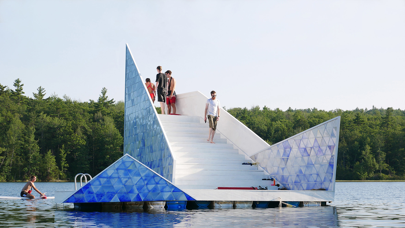 Kristine Klein，Iceberg，motion，platform，Water facilities，camping area，