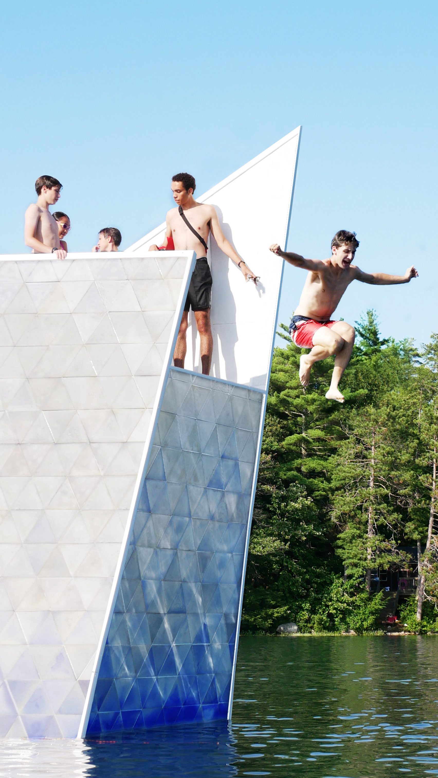 Kristine Klein，Iceberg，motion，platform，Water facilities，camping area，