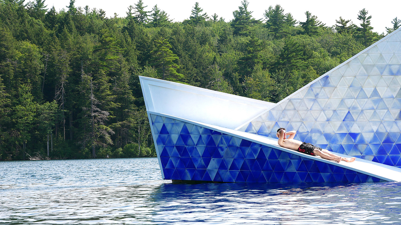 Kristine Klein，Iceberg，motion，platform，Water facilities，camping area，