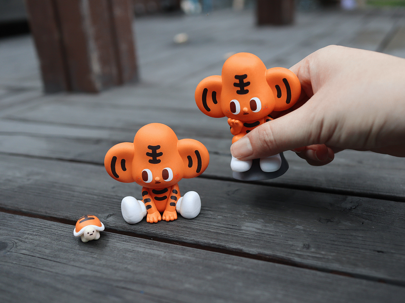 doll，Art toys，tiger，