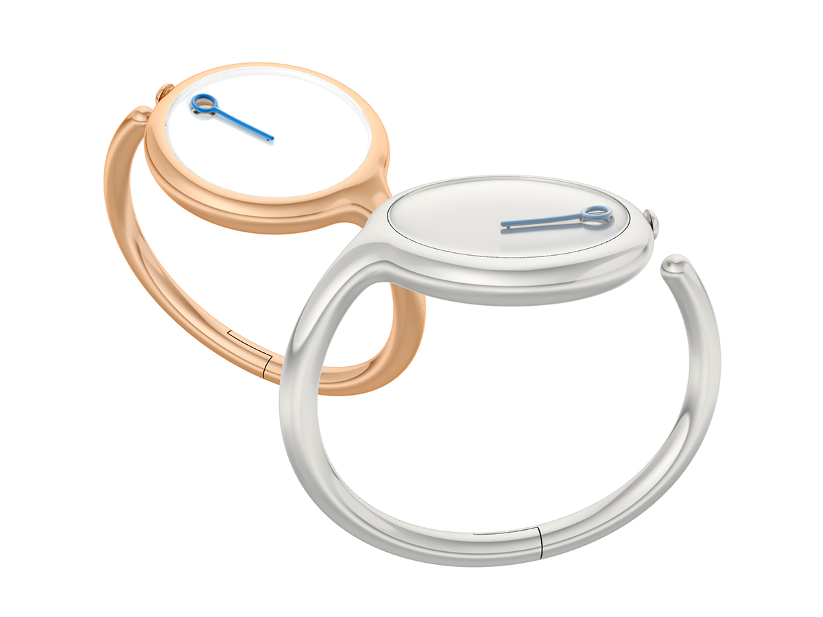 Wrist watch，concise，novel，white，