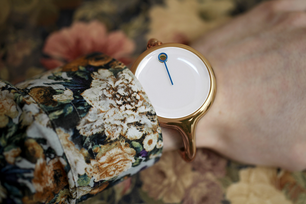 Wrist watch，concise，novel，white，