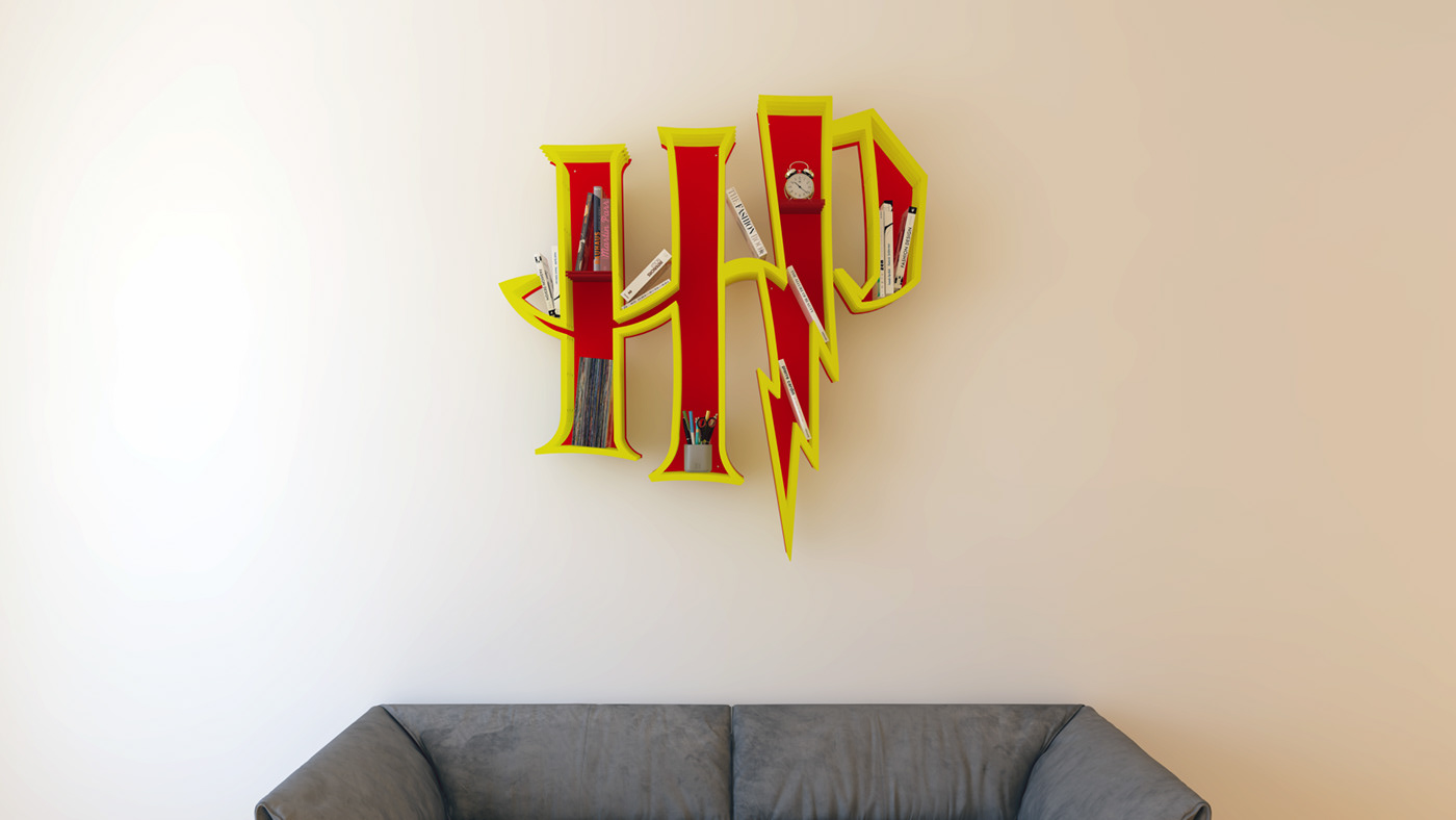 bookshelf，Harry Potter，manual，Cool，
