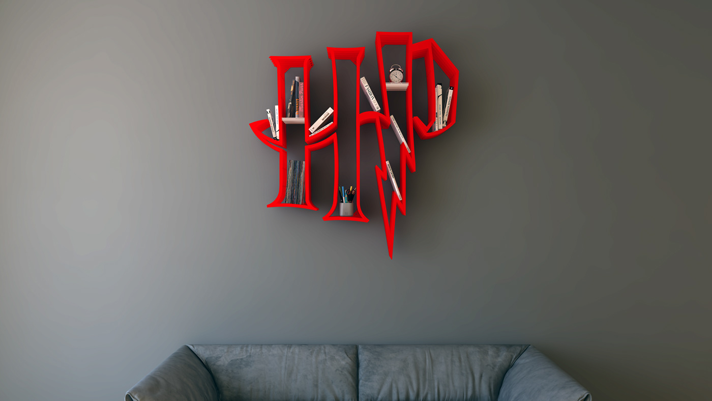 bookshelf，Harry Potter，manual，Cool，