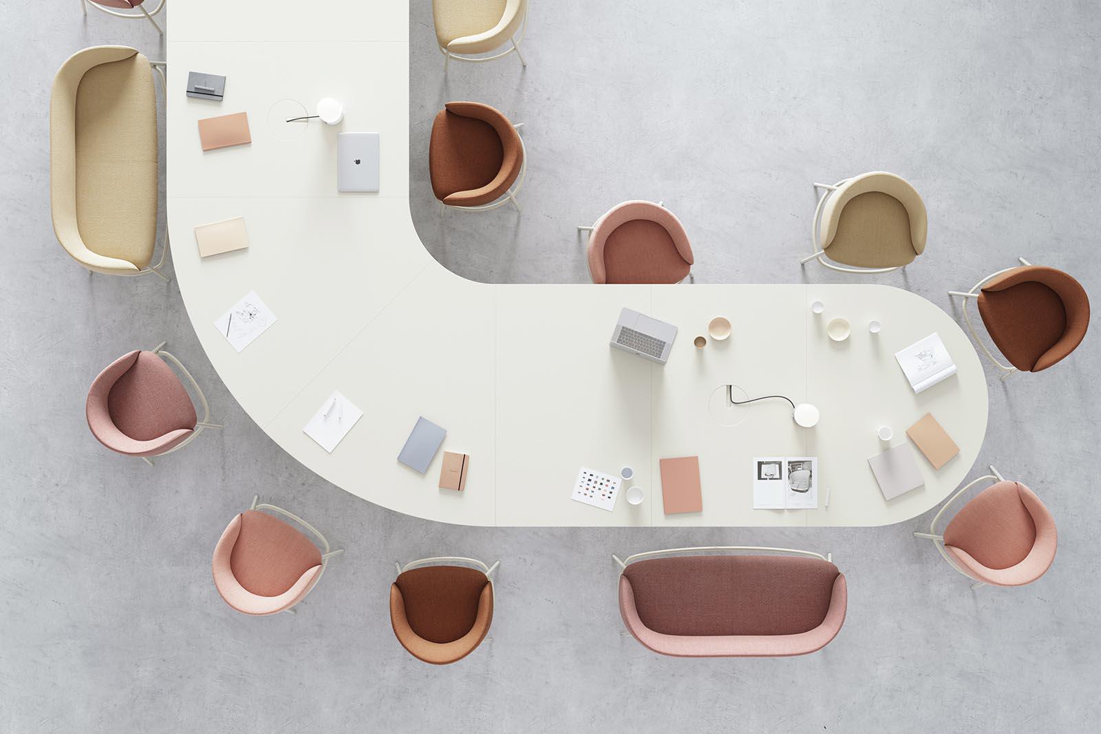 Table，workbench，to work in an office，Rotatable，