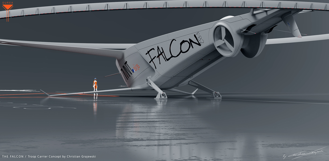falcon，universe，airship，originality，Design，intelligence，
