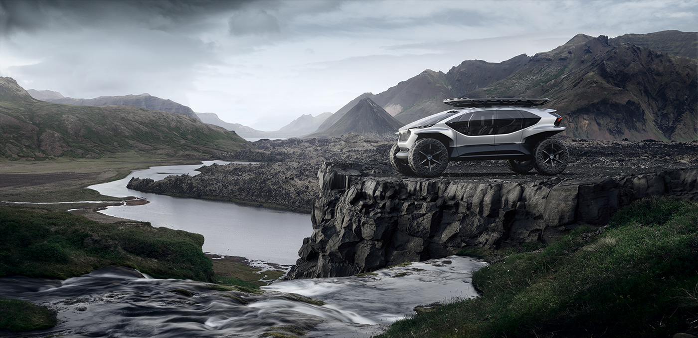 automobile，audi，cgi，Photography，