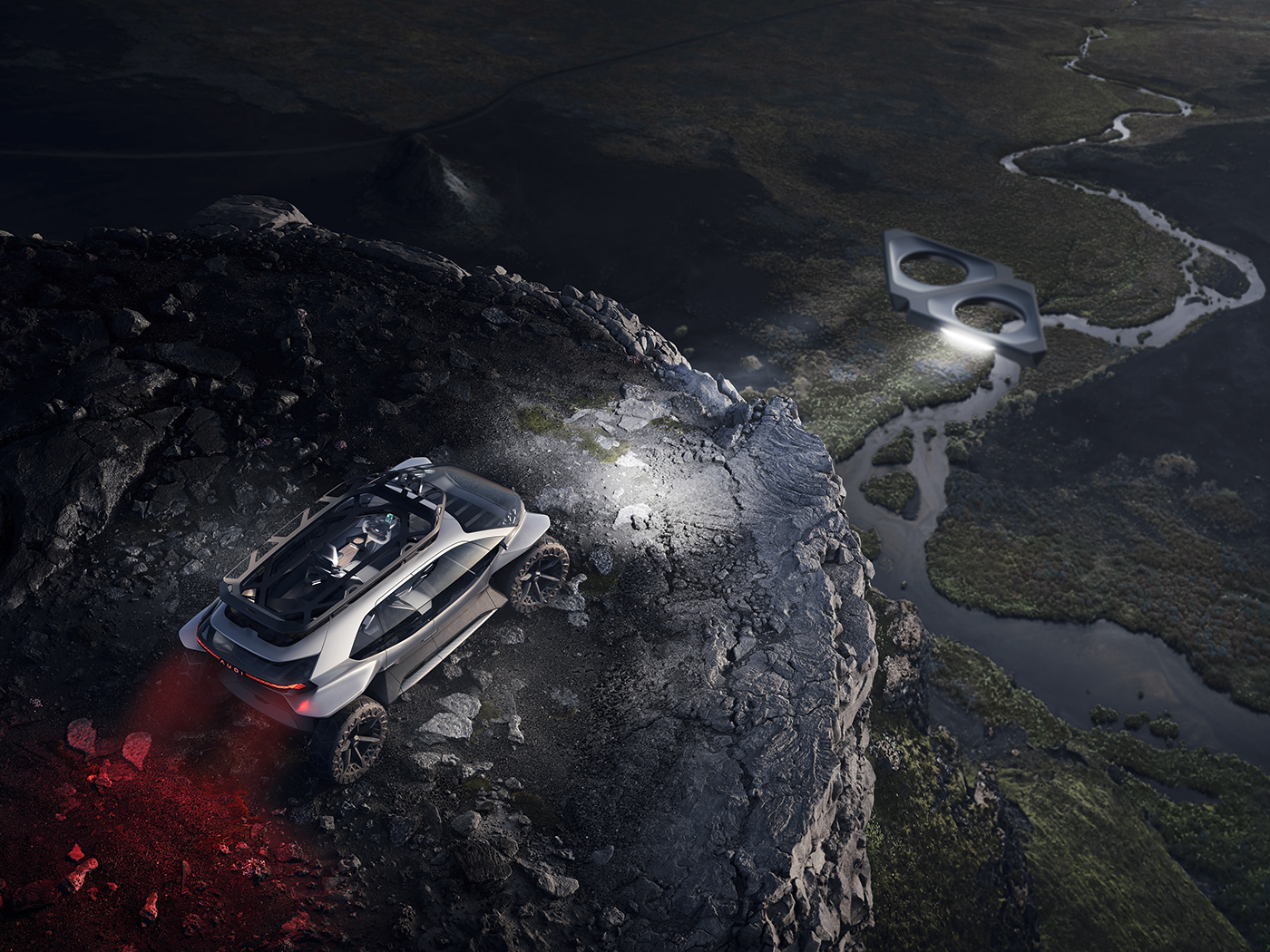 automobile，audi，cgi，Photography，