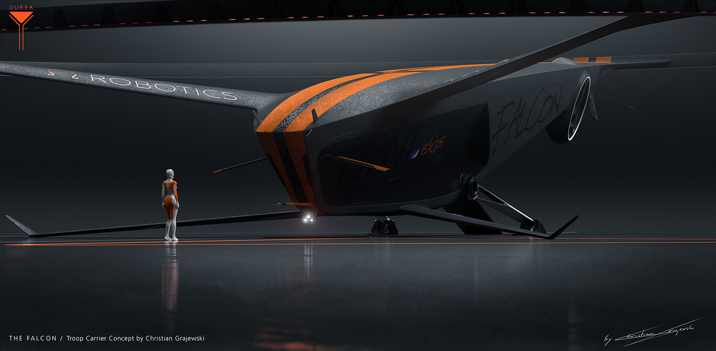 falcon，universe，airship，originality，Design，intelligence，