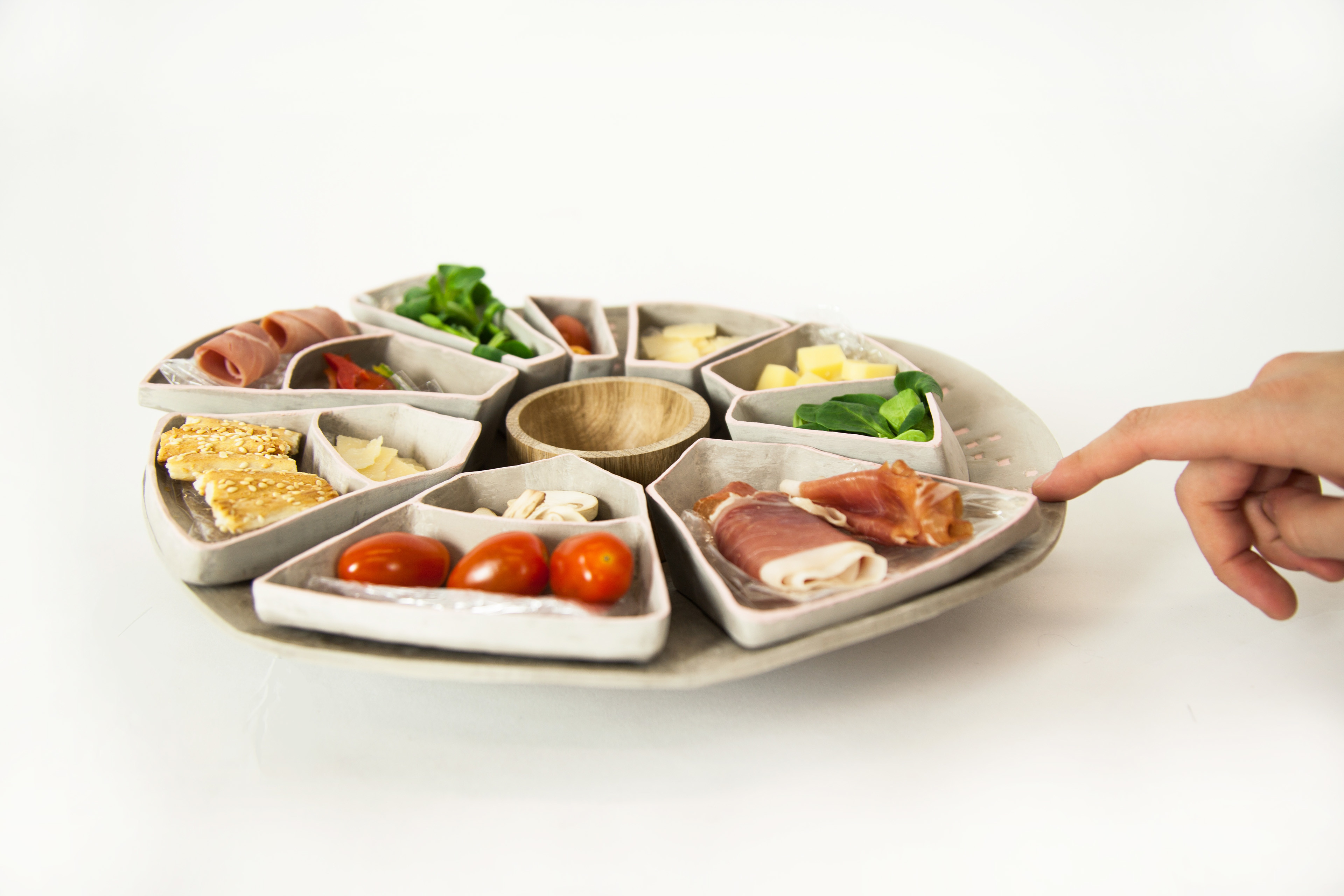 Simplicity，ceramics，delicate，modularization，Dinner plate，