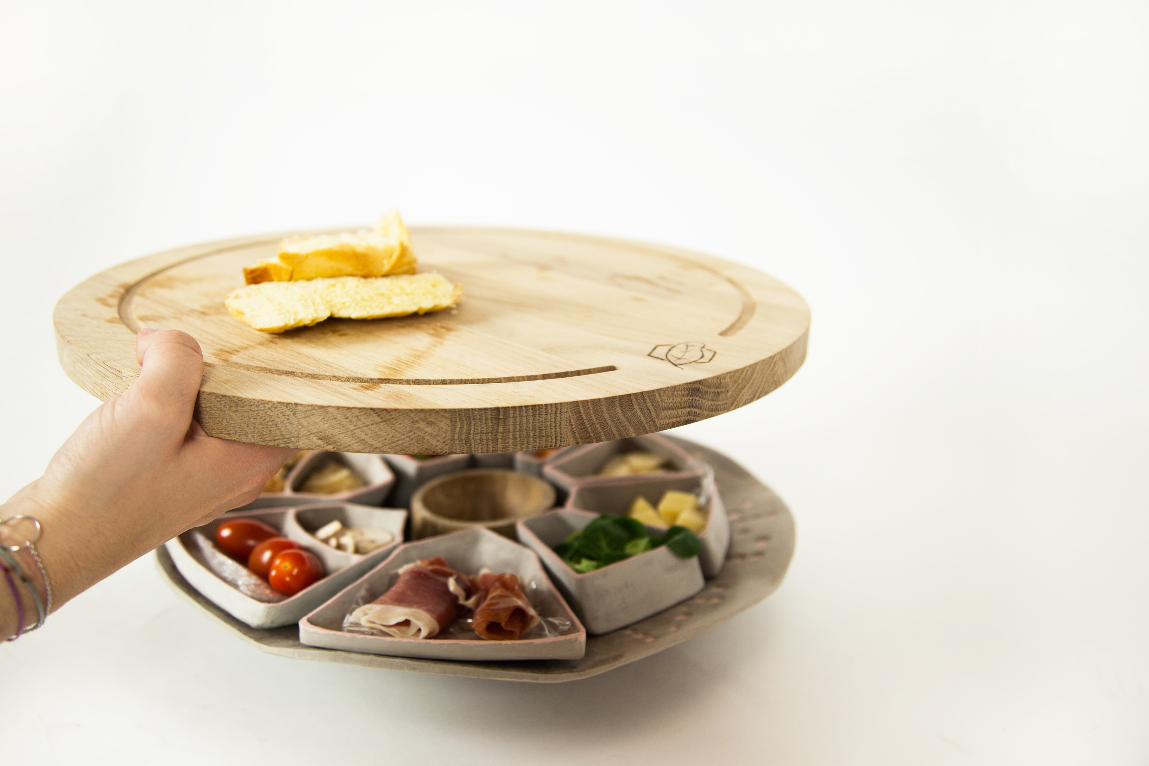 Simplicity，ceramics，delicate，modularization，Dinner plate，