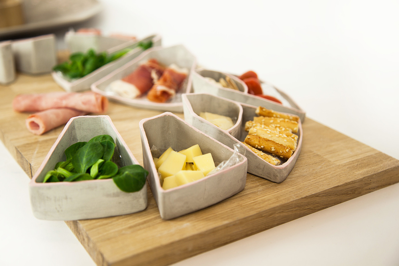 Simplicity，ceramics，delicate，modularization，Dinner plate，