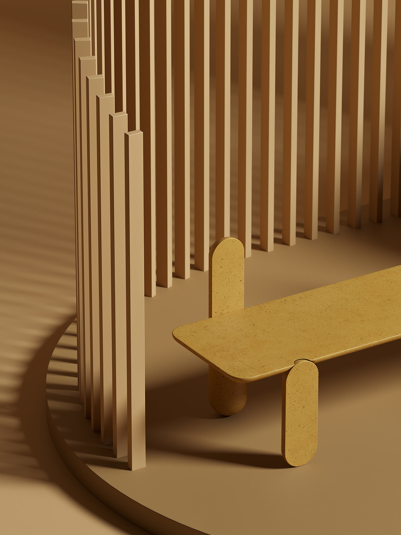 Set design，geometry，visualization，Table，chair，