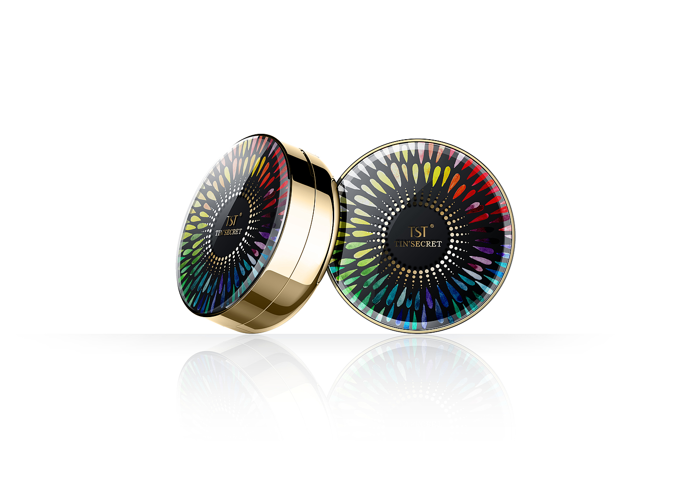 air cushion，delicate，green，product design，Cosmetics，