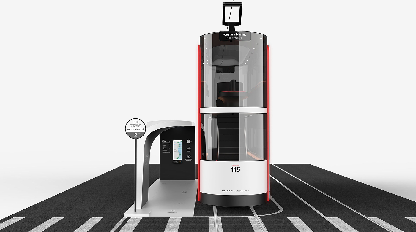 tram，Driverless，double-deck，Hong Kong，quarantine，Covid-19，