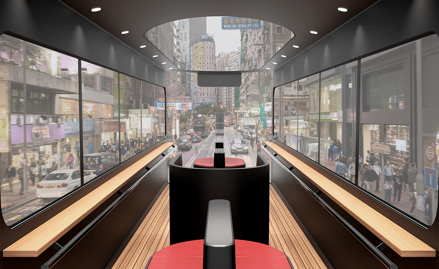 tram，Driverless，double-deck，Hong Kong，quarantine，Covid-19，