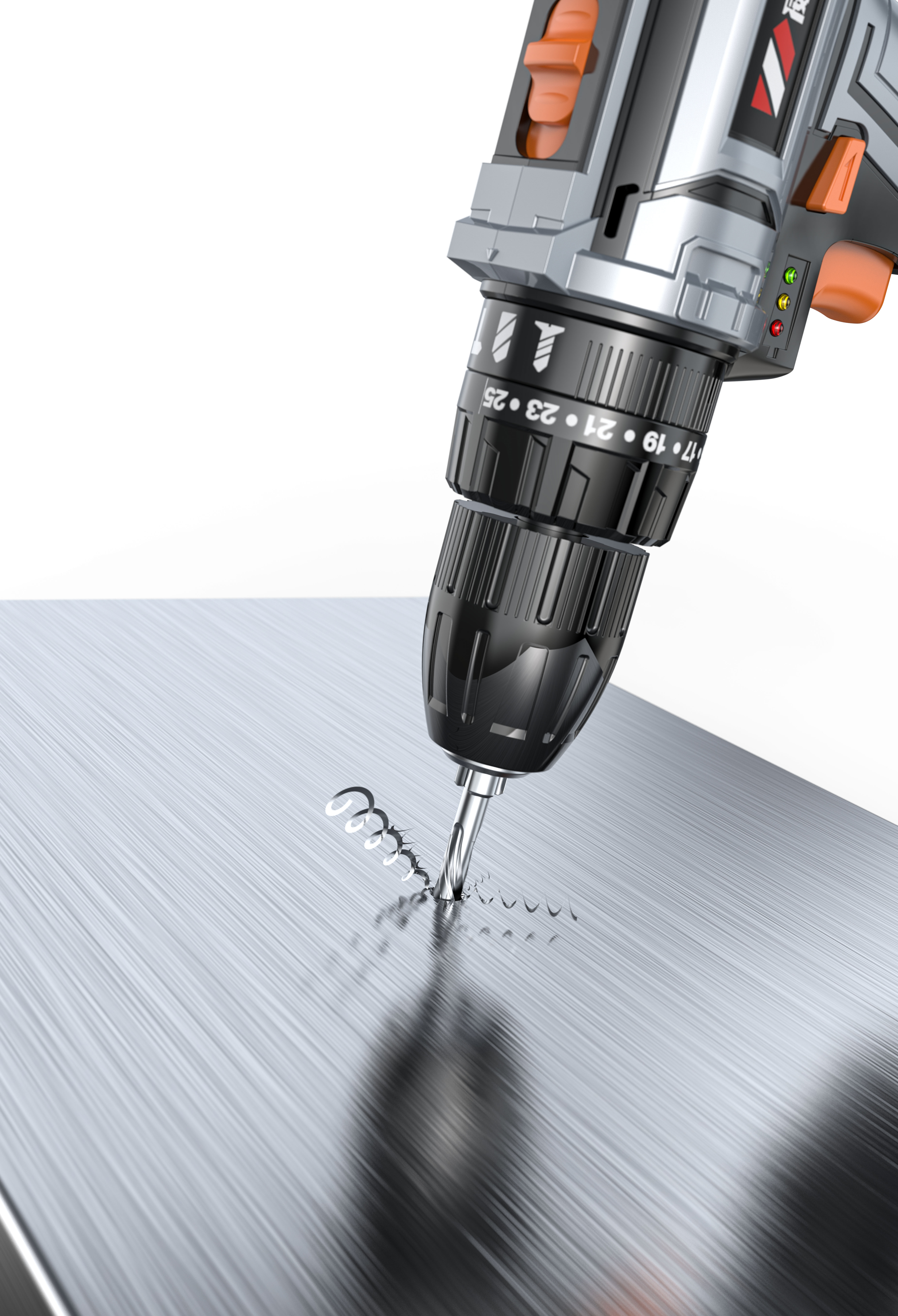 Hardware tools，Electric tool，Electric drill，keyshot，Product rendering，